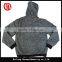 2017 New design fashion polyester men grey hoodie jacket