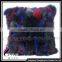 CX-D-55 Genuine Fox Fur Wholesale Custom Colorful Latest Design Cushion Cover