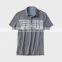 China alibaba men's fashion white color stripe short sleeve polo shirt