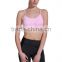 New fashion girls workout sports bra with lace strap back