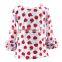 2017 Boutique Summer Fall 3/4 Sleeve Icing Clothes New Print Icing t Shirt Adorable Cotton Wholesale Girls Ruffle Raglan