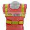 China manufactory high quality dry fit mesh safety reflective work vest