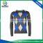 High Quality Diamond Pattern Stretch O Collar Men Knitwear