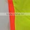 Mens high quality high visibility fluorescent short sleeve contrast rib collar micro mesh safety polo tshirt