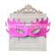 Paper Props Decorations Christmas Snowflake Pattern Simple Design Masquerade Party Mask