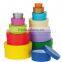 Gift Box Set,12 Sizes Round Coloured Packaging 12-Piece Nested Decorative Box Set