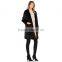 SJ430-01 Long Sleeve Ladies Luxury Rabbit Fur Jacket Long Length Suit Style Women Jacket