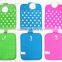 Wholesale Kitchen Gloves Trendy Plain Dye Silicone Oven Glove And Dotted Cotton Twill Oven Mitten