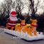 Christmas Supplies Inflatable Santa Claus with Reindeer for Decoration