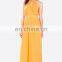 china hot selling long evening party wear gown halter neck chiffon gown ladies evening gown
