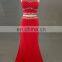 Real Pictures Two-Piece Beaded Mermaid Red Evening Prom Dress