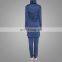 Latest Muslim Sportwear Islamic Swimwear For Women Navy Bule Dubai Design