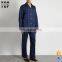 Custom clothing cotton pyjamas men blank navy stripe sleeping wear for men