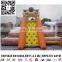 Popular Pyramids Inflatable Bouncy Slide With Climbing Wall