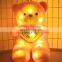 Wholesale Four Colors 30cm,50cm,80cm Teddy Bear Stuffed Plush Shining LED Light Up Lighting electronic Soft Toys