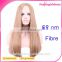 High Quality Golden Long Fibre Lace Wig Wig Factory Under $5