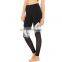 Black and white printed women's yoga running fitness tight sport leggings