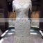 TH-7801JL 2016 new designed appliqued lace and beads beaded wedding dress see back mermaid wedding dress with short sleeve dress