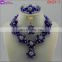 beads necklace sets african african beads jewelry set nigerian wedding beads necklace fashion jewelry set BH21-2