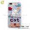 Fashion Cute Squishy Phone Case 3D Soft TPR Squishy Cat TPU Back Phone Case for iPhone 7