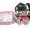 Coin packing tin Wedding heart shape tin with lock and key