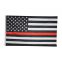 Cheap Flag Factory Wholesale 3x5 Ft Stock Thin Red Line Strip Fireman Flag