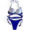 cross wrap underwire push up bikini top and bottom
