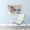 Mid Century Modern Classic Barcelona Style lounge rocking Chair