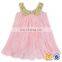 Summer Girls Trendy Sequin Sleeveless White Dress For 2 Year Old Elegant Baby Girls Party Dress