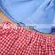 Fashion 3 PCS Baby Outfits Cotton Summer Toddler Plaid Baby Girl Set