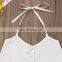 2019 Baby Summer Clothing 1-6Y Infant Kid Baby Girls Clothes Sets White Sleeveless Vest Tops+Striped Wide Leg Pants 2pcs Outfits
