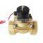 brass material big port size air water 3 inch solenoid valve