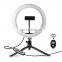 Newest 10 Inch Selfie Ring Light Photography Lighting Led RGBW Ring Light 32 Colors With Tripod Stand