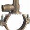 Bronze Ferrule with  saddle clamp for pe pipe