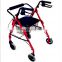 Aluminum rollator walker 4 wheels rollator for elderly and handicapped