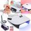 3 IN 1 Nail Vacuum Cleaner Manicure UV Gel Curing Lamp Dryer Electric Nail Drill Machine