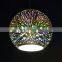 Glass Ball Pendant Lamp Meteor 3D Sparklers Fireworks Colorful Pendant Light 20/25/30cm Droplight For Cafe Restaurant Bar