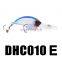 Luya bait 6 color plastic hard  rock 9cm/12g sea fishing freshwater bionic artificial bait crank lure
