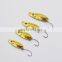 Factory Price 1.5g/2.5g/3.5g/5g Jigging Spinner Wobbler Mini Zinc Alloy Metal Spoon Fishing Lure Single Hook