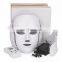 Facial skin beauty therapy 7 colors led photon mask wireless portable led facial mask for home use