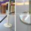 Stainless Steel Mirror Polished Retractable Belt Stanchion Crowd Barrier