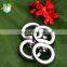 UT Super aluminum alloy 7003 colorful swivel double d ring  D1D1
