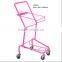 Japan style unfolding smart zinc plated shopping trolley