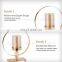 Cheap Metal Brass And Thick Glass Candle Holder