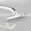 two twin blades durable mens face  metal double edge rose gold chrome  hand  resin handle barber shaver shaving razor