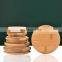 Wholesale Eco-friendly Different Size High Borosilicate Glass Jar With Bamboo Lid Airtight