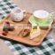 Japanese Style High quality Eco Friendly Sushi Round Wooden Bamboo Serving Trays