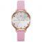 SHENGKE Lovely Lady Watch Diazzling Diamond And Love Heart Index Dial Soft Leather Band Japanese Quartz Movement K8049