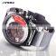 SINOBI Chronograph Men's Watch Stop Watch Silicone Band Sub-dial Multifunctional Chronograph Sport Watch Quartz Movement S9690G