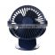 Hot Sales Desktop Portable Usb Rechargeable Clip Fan with 2000mah Battery for Home Outdoor